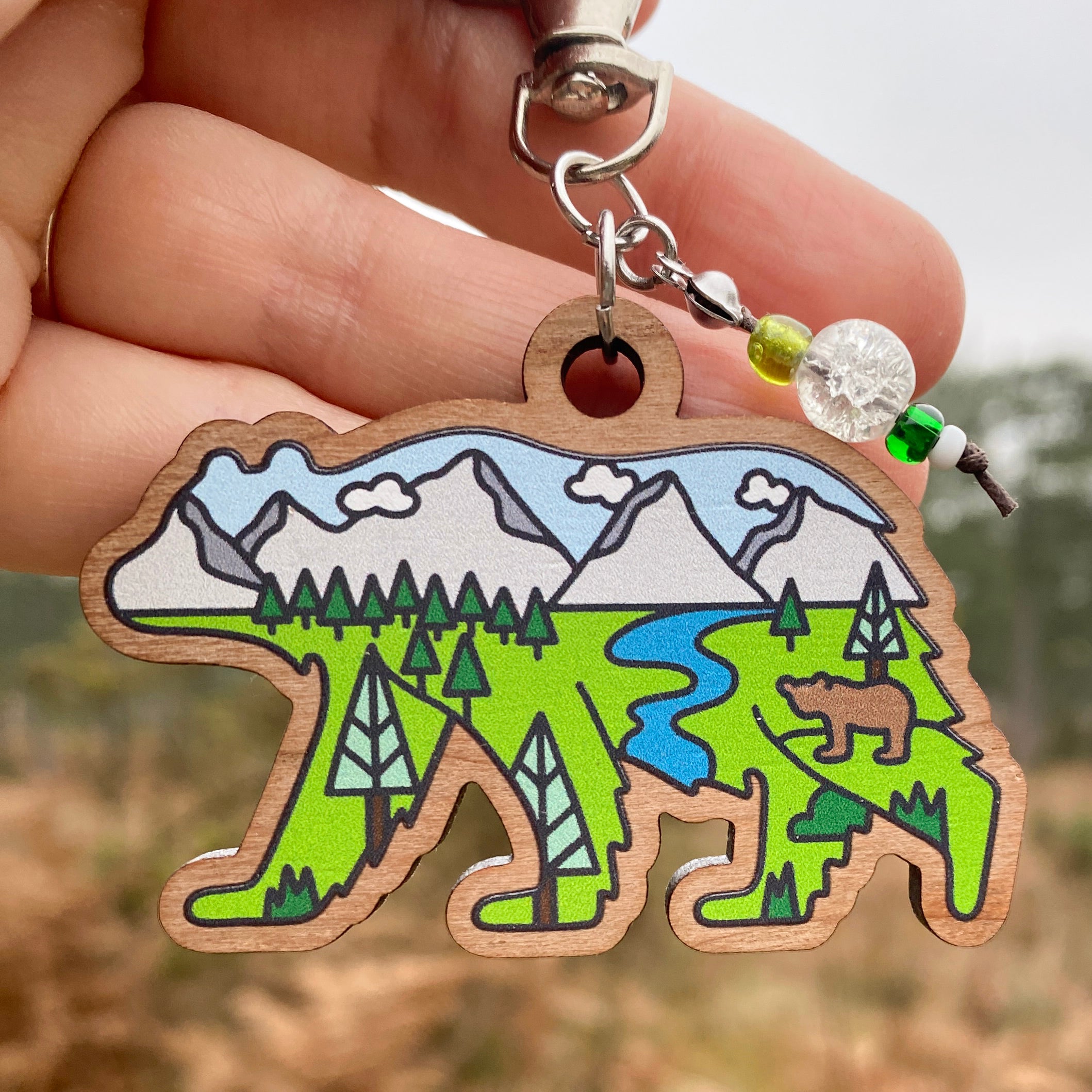 Bear Mountains Keyring