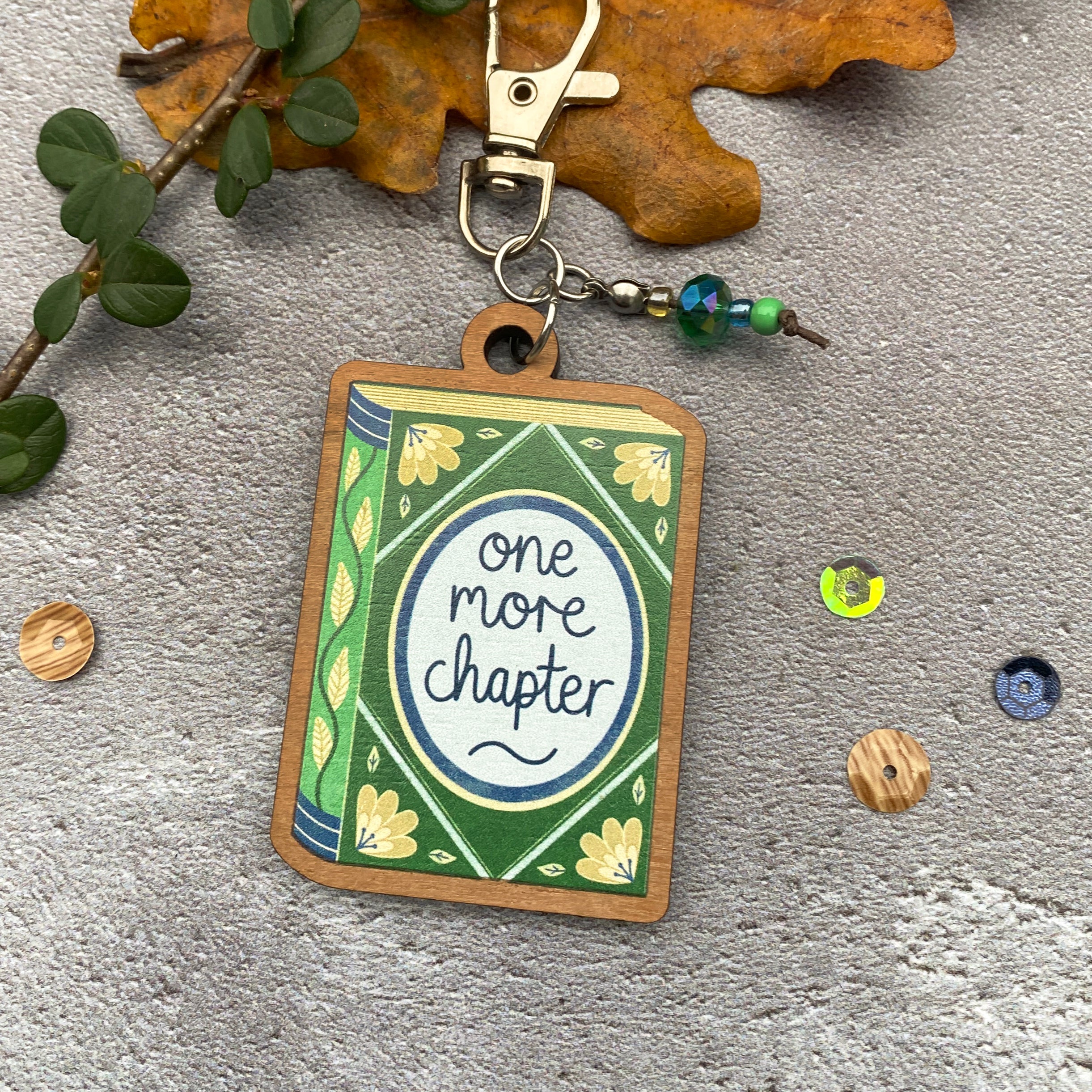 One More Chapter Keyring