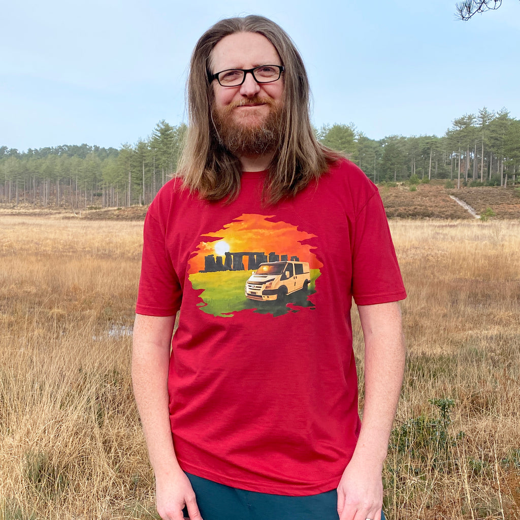 Sunset Stones Camper T Shirt
