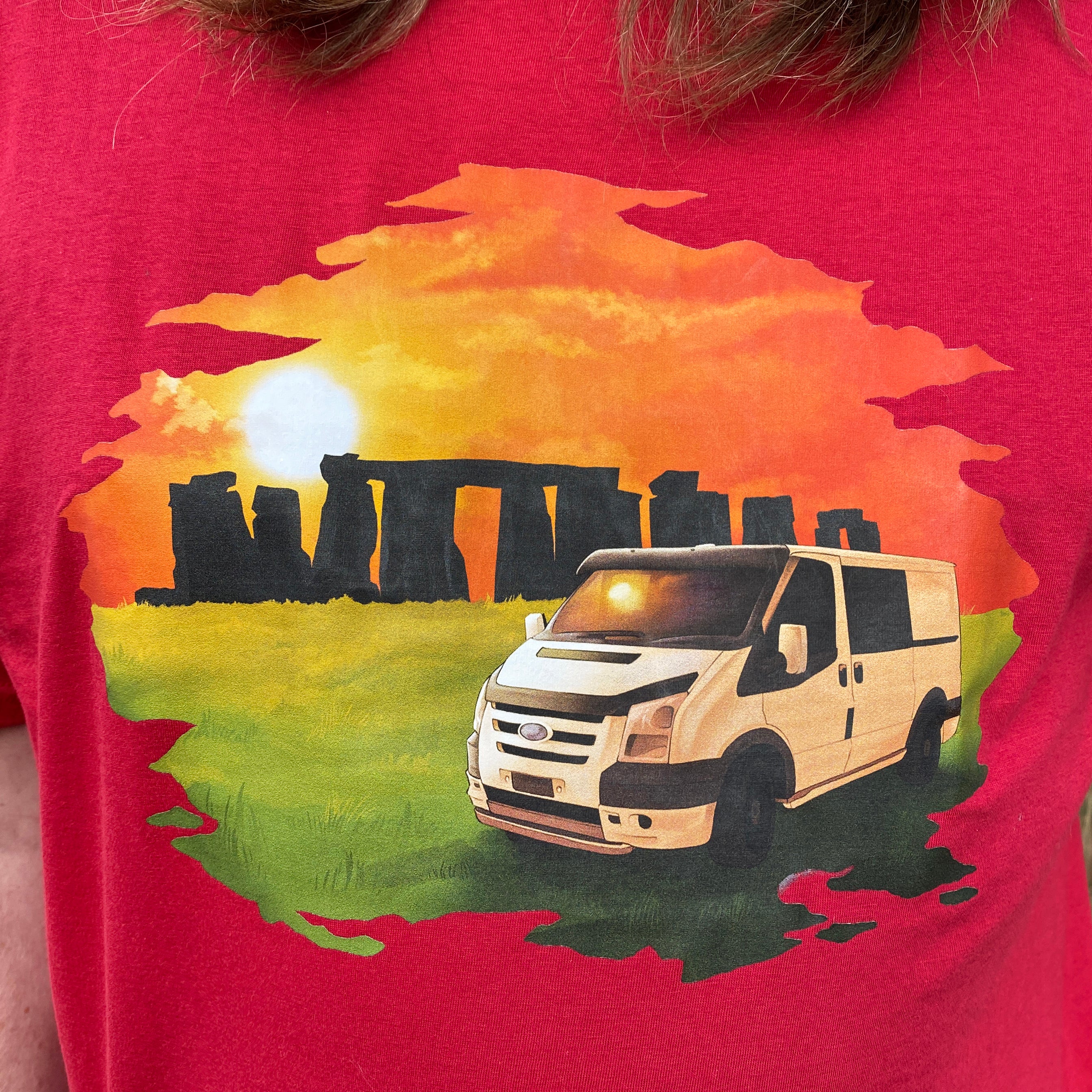 Sunset Stones Camper T Shirt