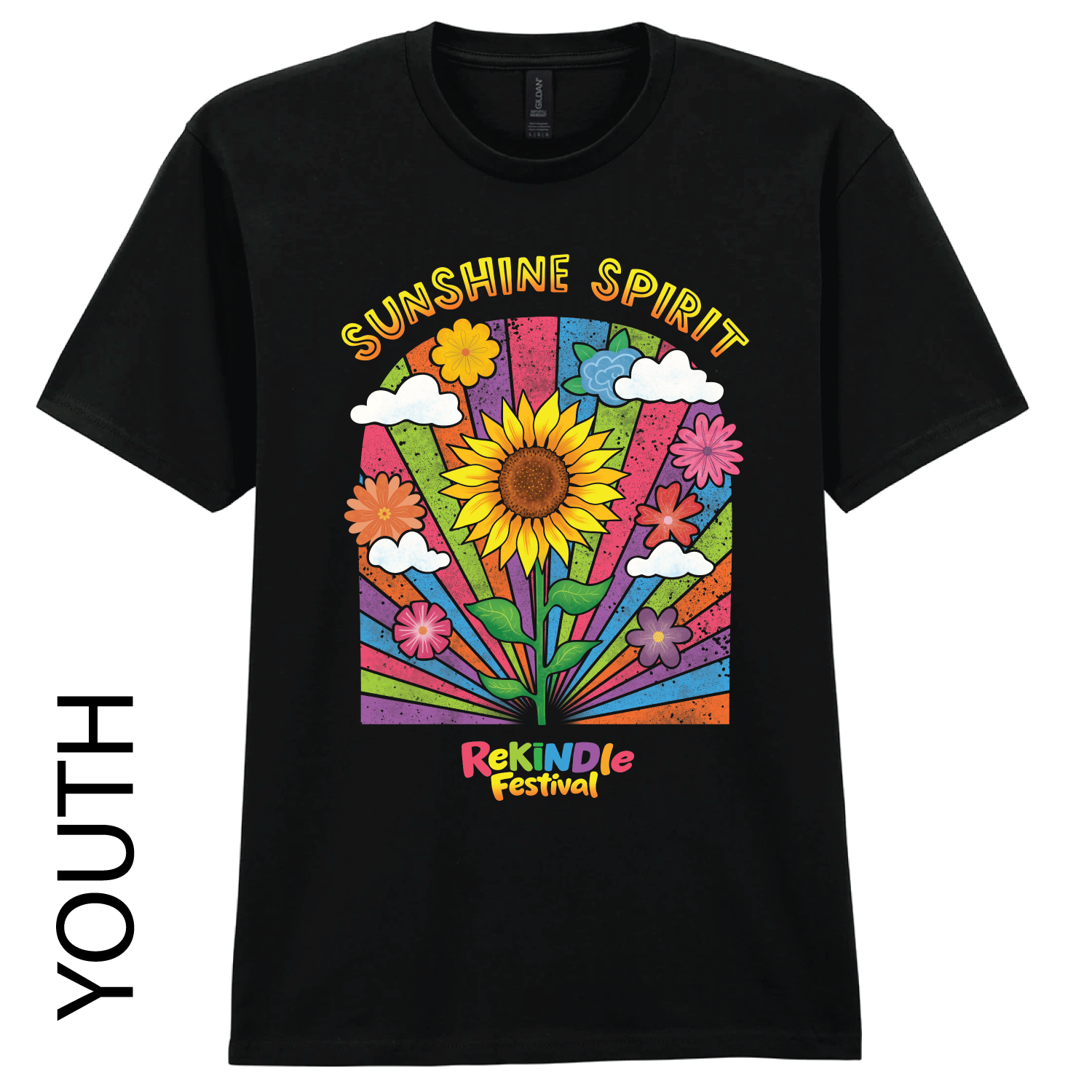 ReKINDle YOUTH Sunfower T Shirt
