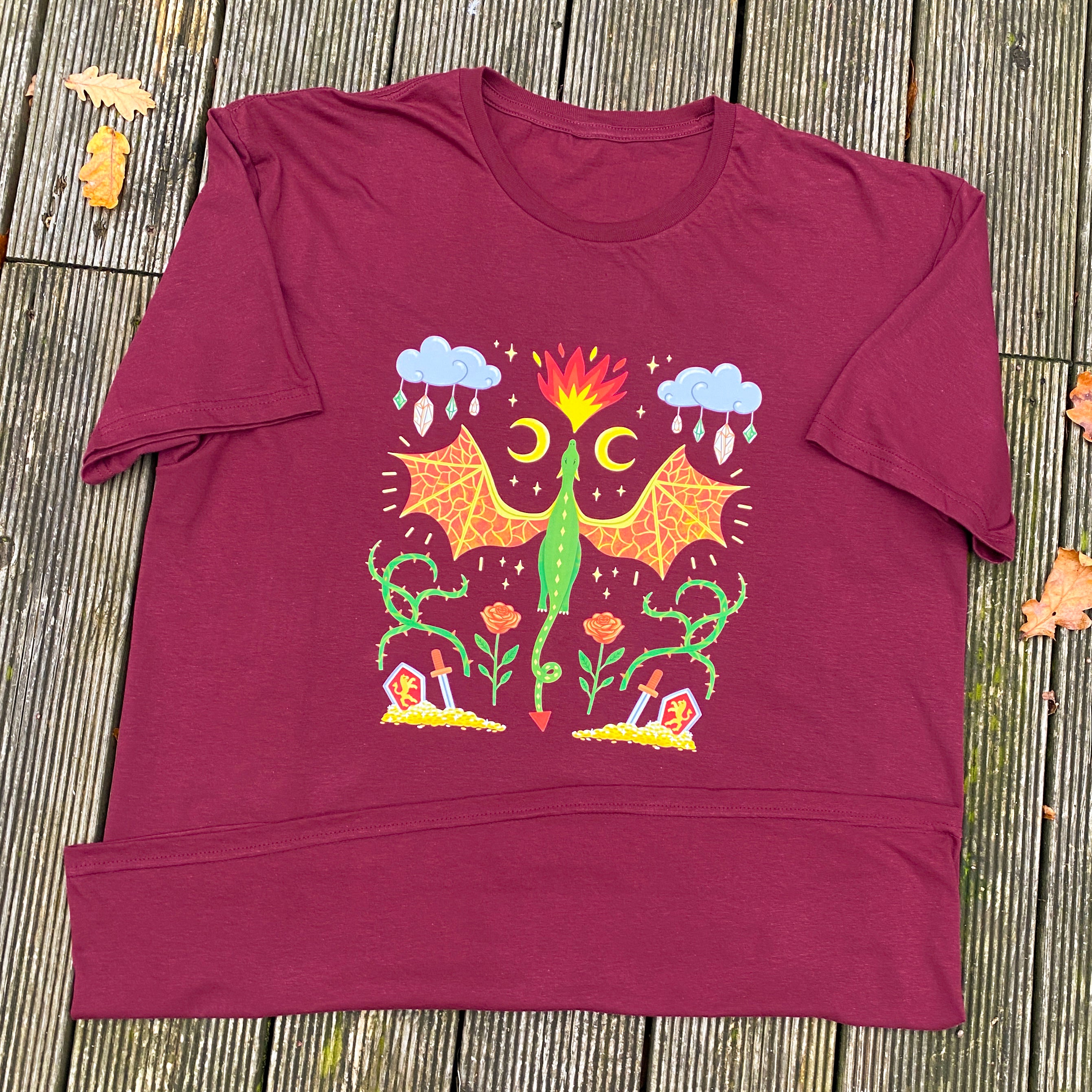 Dragon Pattern T Shirt